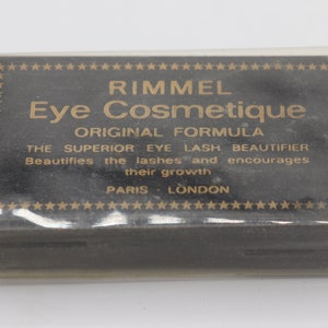 Vintage Rimmel cake block brun brown mascara