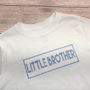 Boys Little Brother Shirt, Brother shirt, Boys Brother Shirt, Big Brother Shirt , Little brother Shirt , Smocked Shirt, Faux Smock Shirt