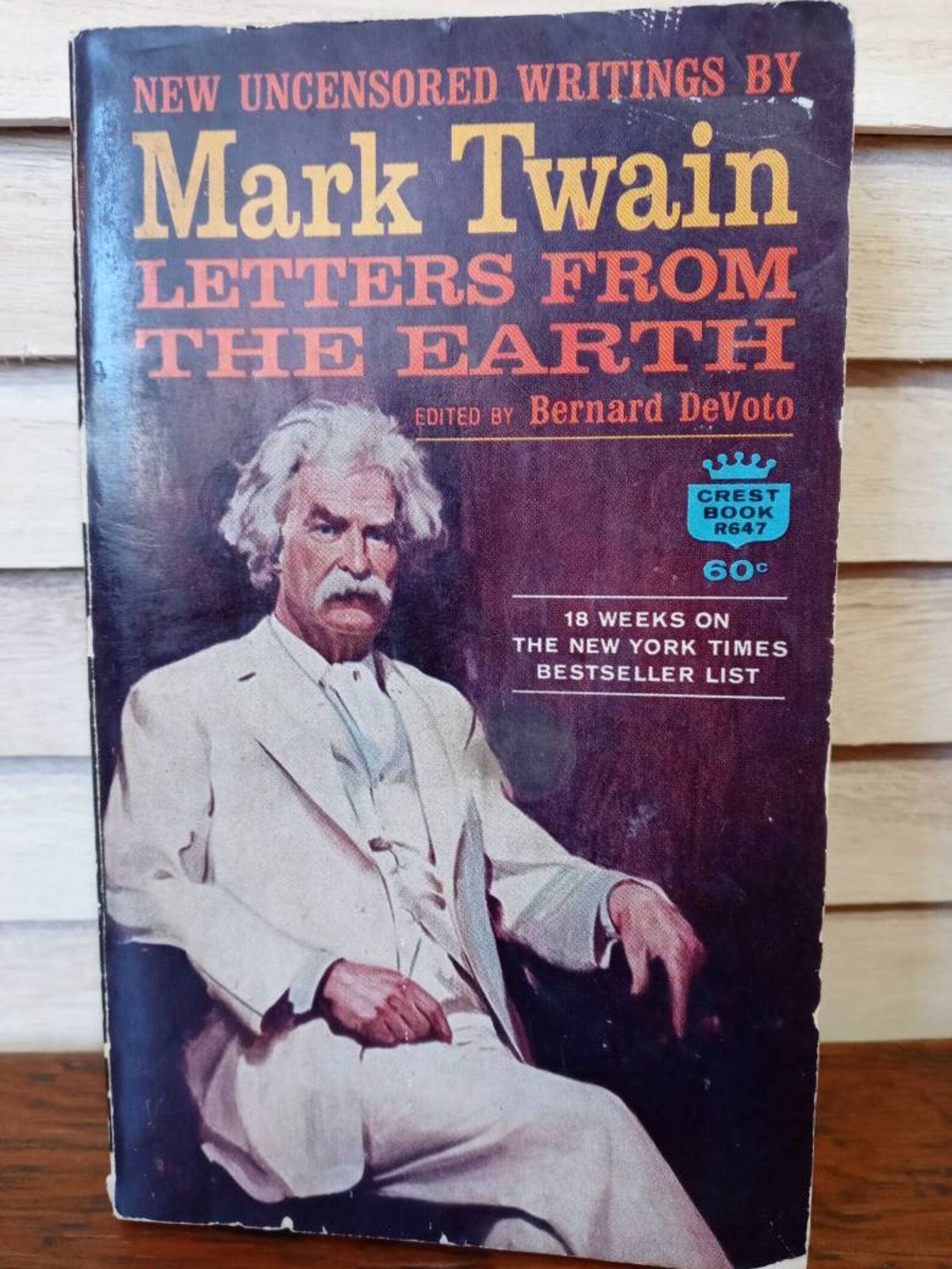 Mark Twain's Letters From The Earth 1963 Crest Paperback Etsy