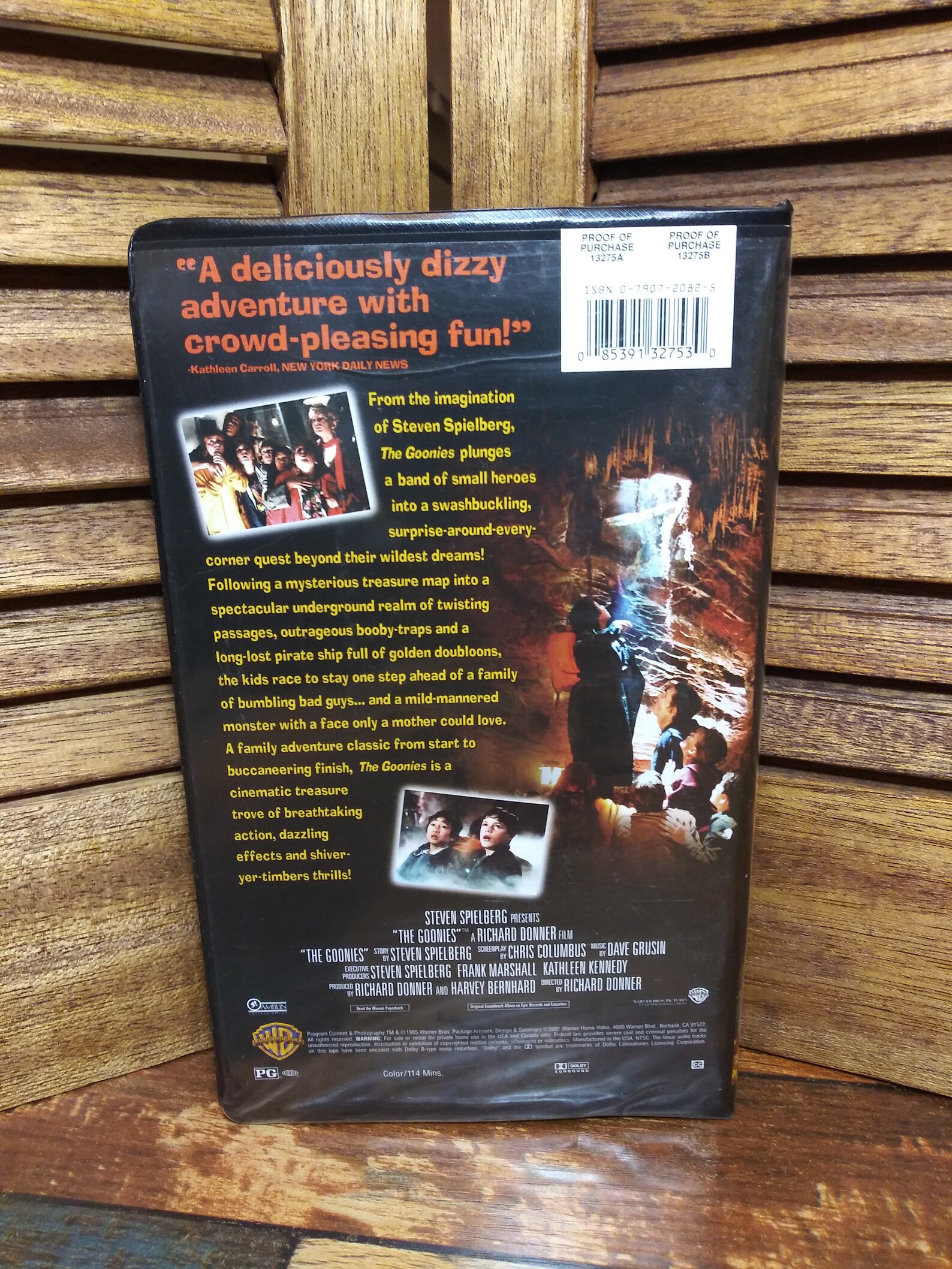 The Goonies A Movie By Steven Spielberg On VHS/Clamshell Etsy