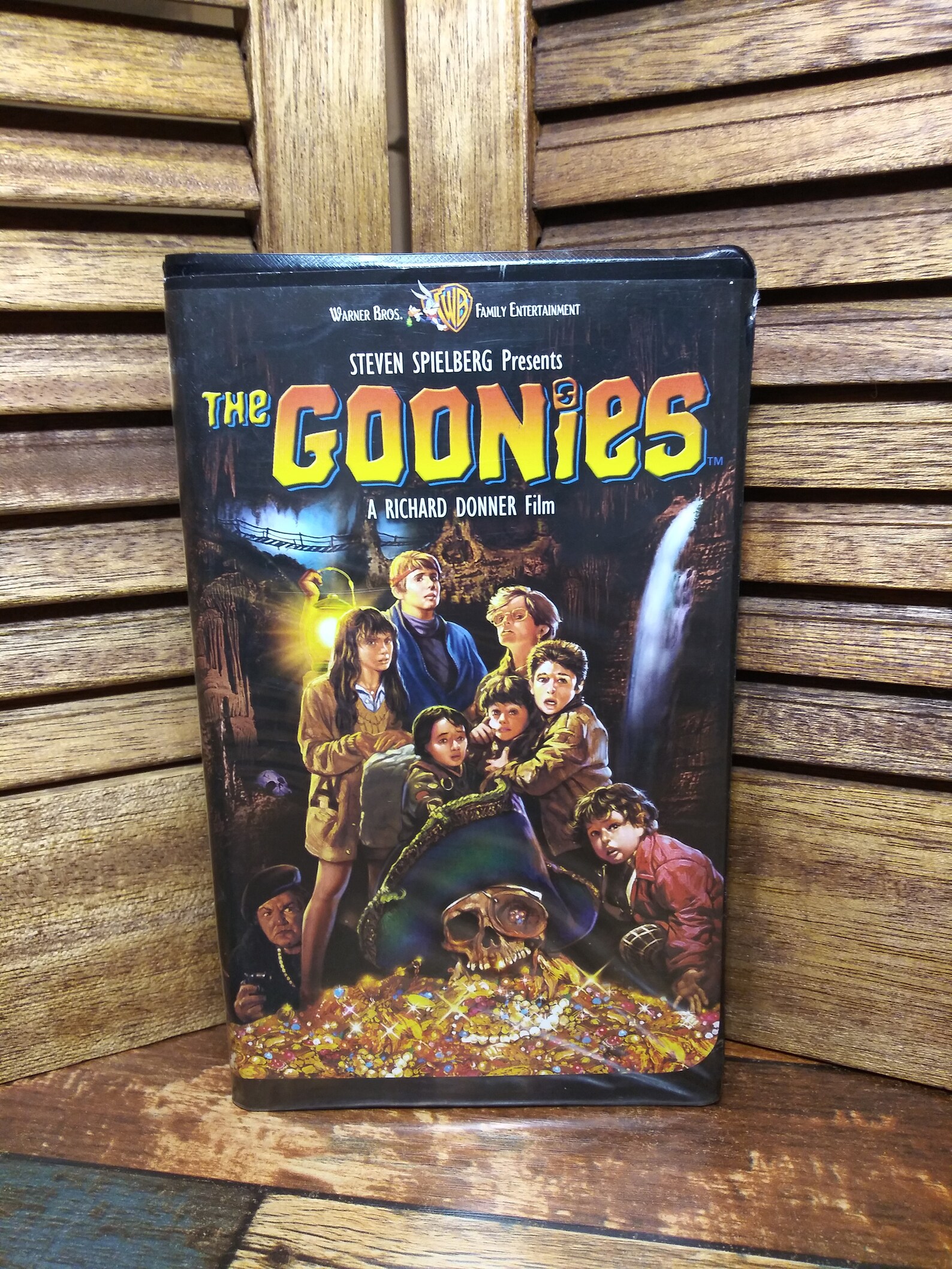 The Goonies A Movie By Steven Spielberg On VHS/Clamshell Etsy