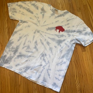 Blueish Grey Buffalo Tie Dye T-Shirt