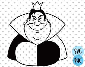 Queen Of Hearts Svg Etsy