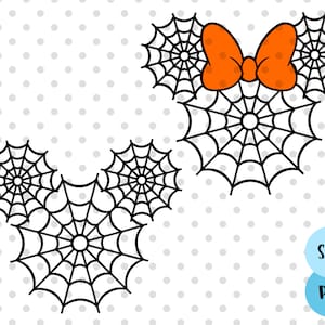 2pcs, Spider Web SVG Bundle