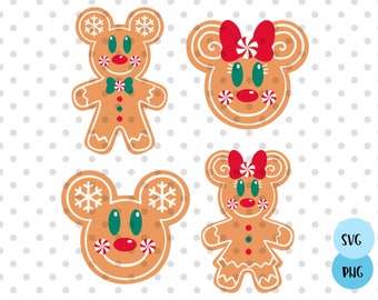 4pcs, Christmas Gingerbread SVG Bundle, Gingerbread svg, gingerbread man svg, Christmas cookies svg, Christmas treats svg