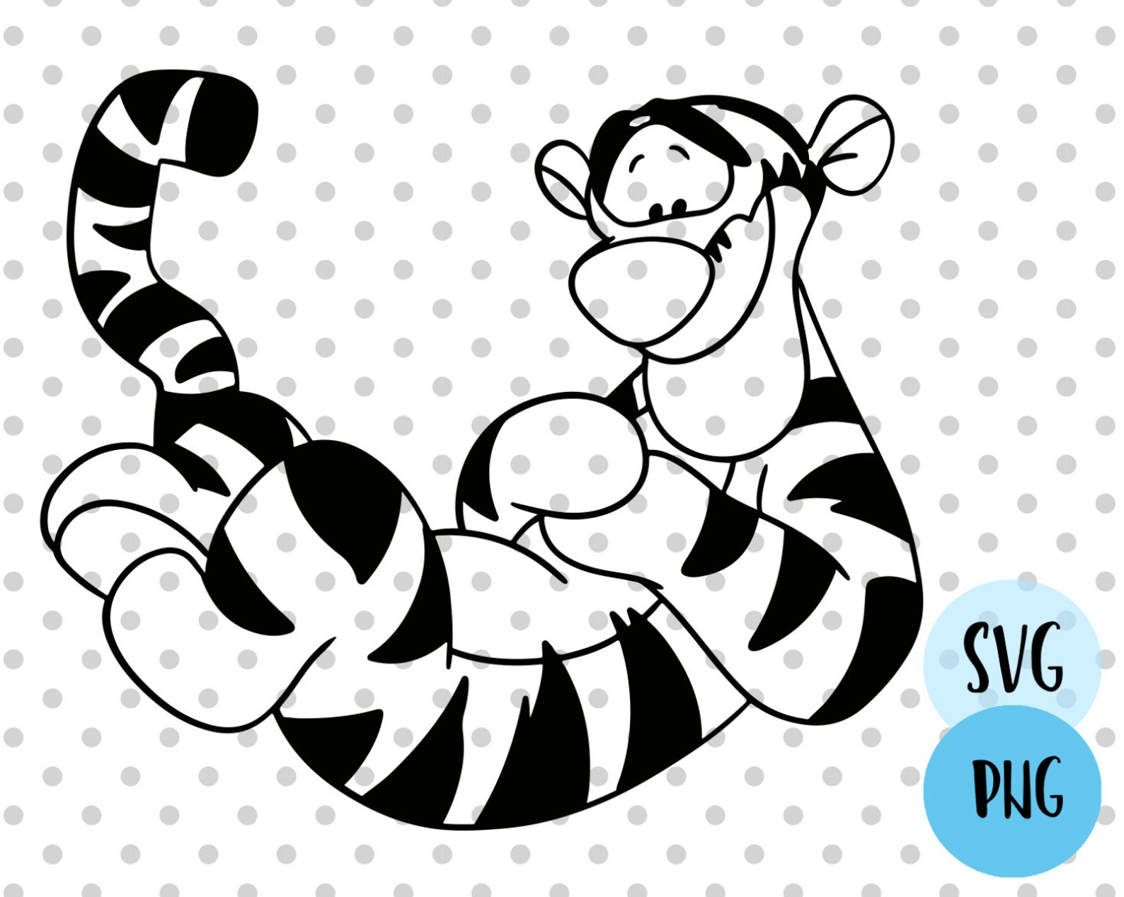 Tigger svg Winnie svg Disney svg Winnie the Pooh Cricut Cut | Etsy