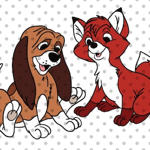 Svg renard, chien svg,