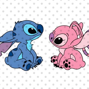 Stitch in Love Svg, Stitch Couple Svg, park paren shirt svg