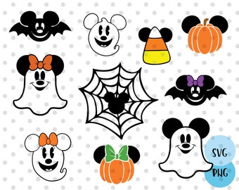 Halloween SVG Bundle, Halloween Pumpkin SVG, ghosts svg, bats svg, halloween candy svg