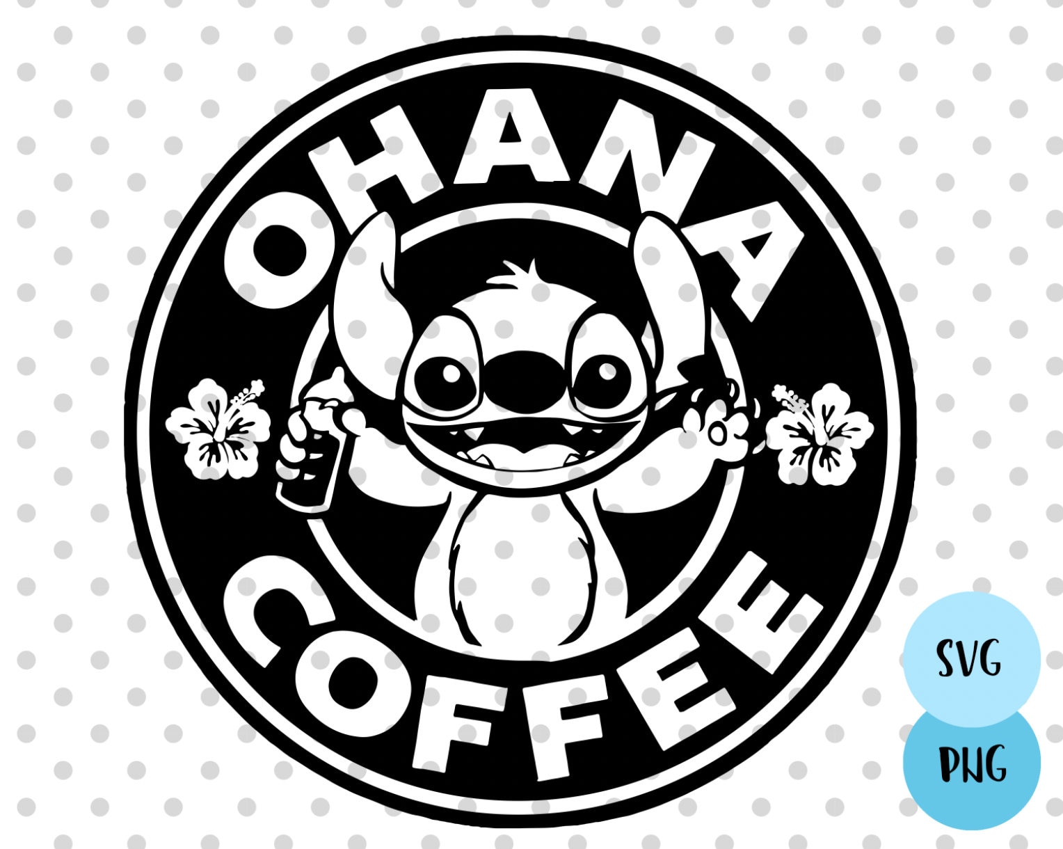 Ohana Extraterrestrial Christmas Dance Vinyl Decal Sticker Static