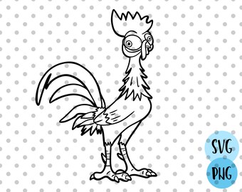 Moana Chicken Svg - Etsy UK