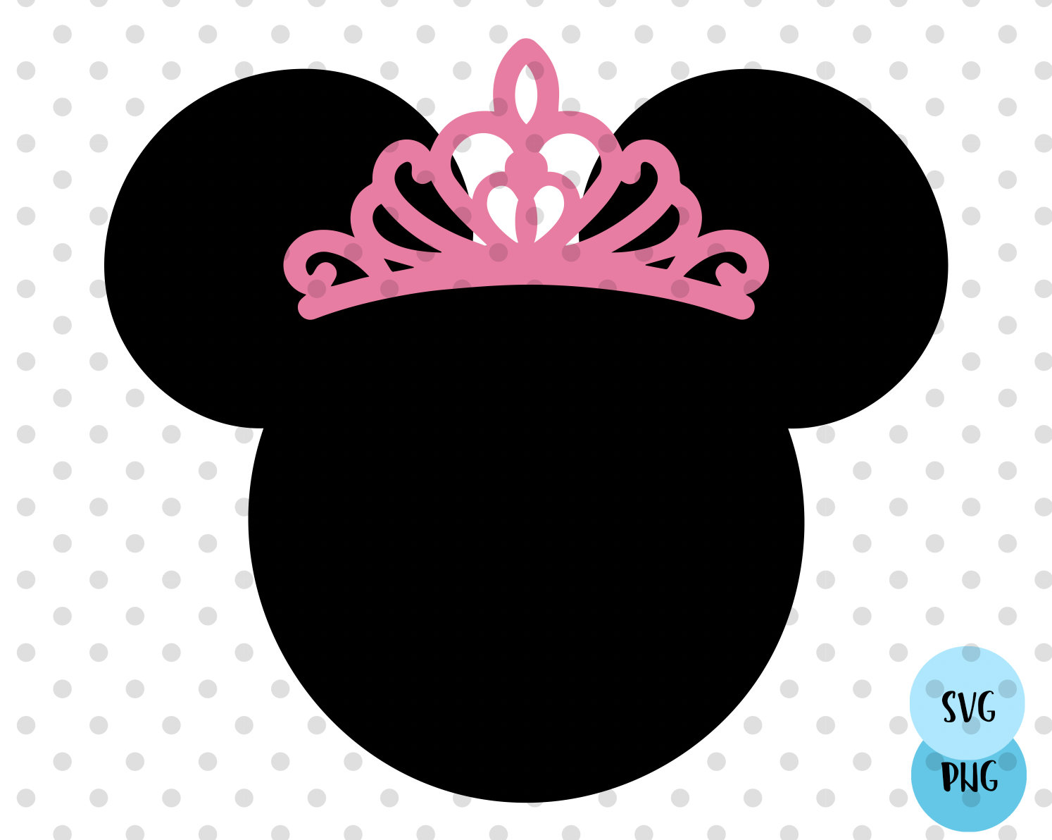 Mickey Crown Chanel SVG