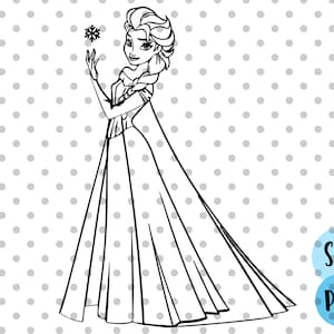 Ice Princess Svg, Snow princess svg,