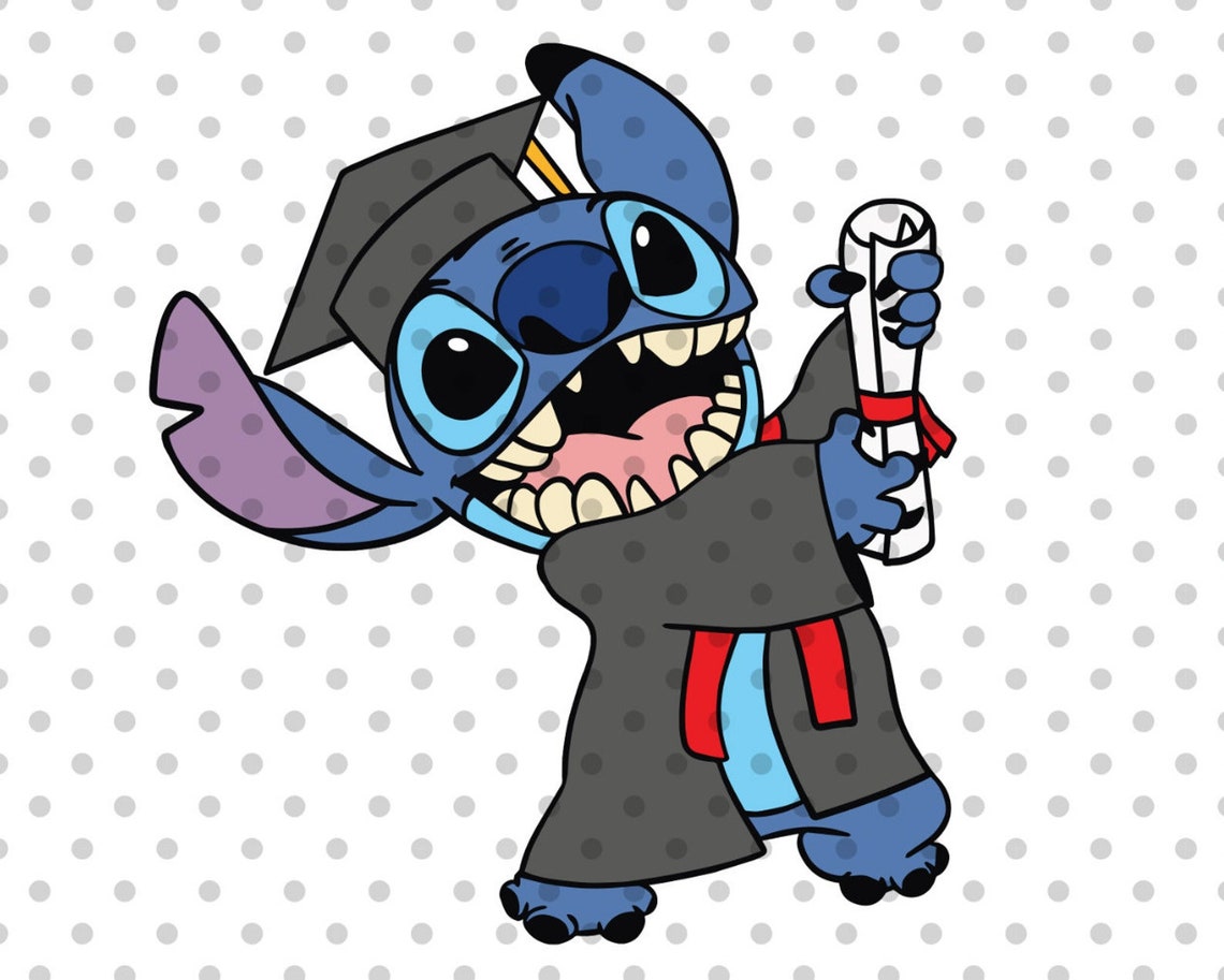 Stitch Graduation SVG Diplômé SVG promotion 2023 svg Etsy France