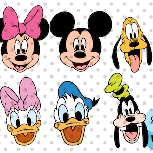 6 Maus Freunde SVG Bundle, Maus svg, Mausfreunde svg