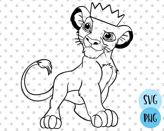 Download Simba Svg Png Clipart Files Lion King Svg Simba Cutting Etsy