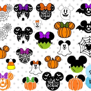 30pcs, Halloween SVG Bundle, Halloween Pumpkin SVG, Ghosts Svg, Bats ...