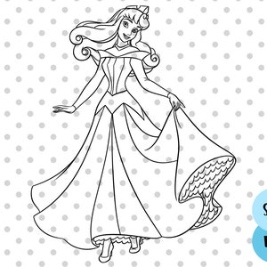 Aurora svg, schlafende Prinzessin svg, Schönheit svg, Nickerchen Prinzessin svg, Beauty nap svg