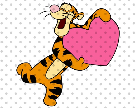 Valentine's Day Svg, Tigger Svg, Winnie Svg, Love Svg - Etsy Valentine's Day Svg, Tigger Svg, Winnie Svg, Love Svg - Etsy