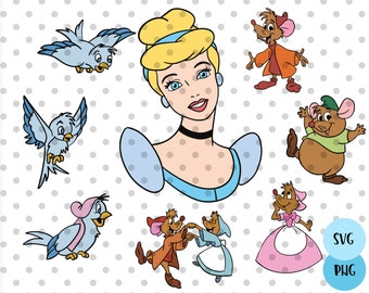8 Princess SVG Bundle, Glass slipper svg, fairytale svg, princess svg, storybook svg