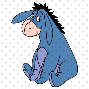 Triste burro svg, Cricut en capas svg
