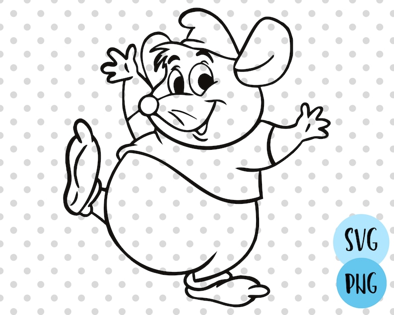 Gus gus svg Cinderella svg svg cinderella cut file | Etsy