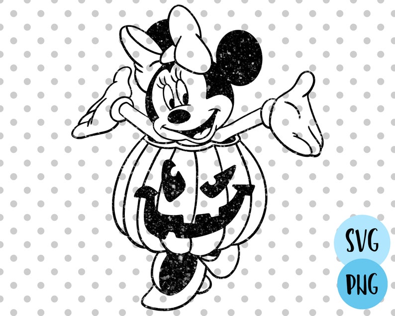 Download Minnie svg Pumpkin svg Minnie halloween svg Minnie pumpkin ...