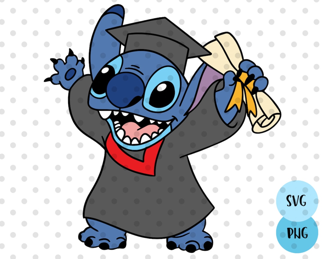 Stitch Graduation SVG, Graduate Svg, Class of 2023 Svg, Graduation 2023