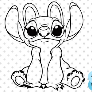 Engel SVG, Stitch SVG, Stitch paar SVG, park paren shirt SVG, Angel SVG, Stitch Angel SVG,