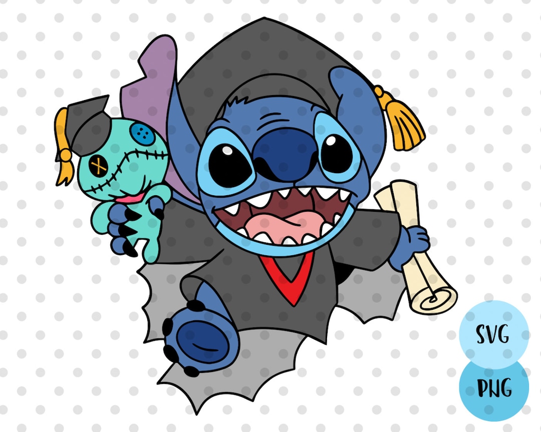 Stitch Graduation SVG, Graduate Svg, Class of 2023 Svg, Graduation 2023