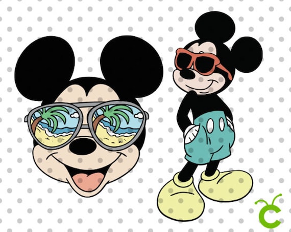 Summer Mouse SVG, summer svg, summer vacation svg, beach svg