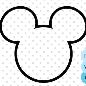 Testa del mouse SVG, silhouette della testa del mouse, fiocco del mouse in formato SVG, silhouette della testa del mouse, viaggio di famiglia in formato SVG
