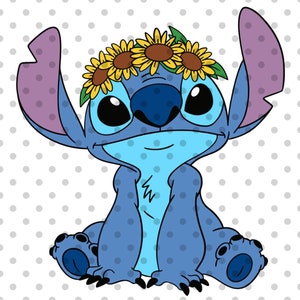 Ohana svg, Girassol svg, Stitch svg, Cricut em camadas svg