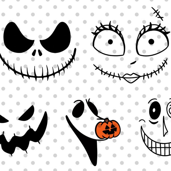 Paquete SVG de Halloween, Pesadilla antes de svg, Rey calabaza svg, disfraz de grupo svg, disfraz de Halloween svg