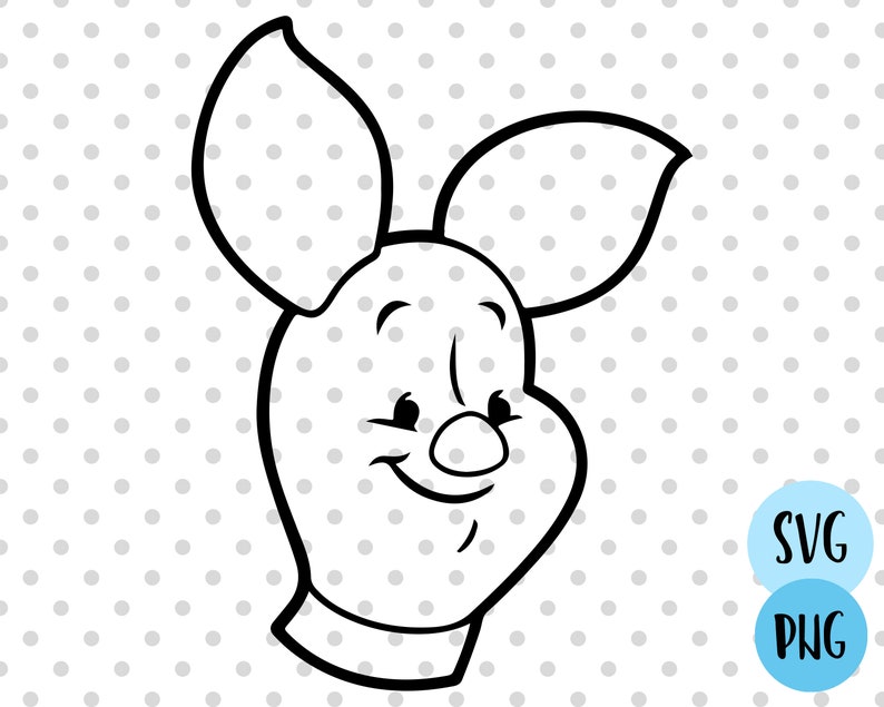 Piglet svg Winnie svg Disney svg Winnie the Pooh Cricut Cut | Etsy