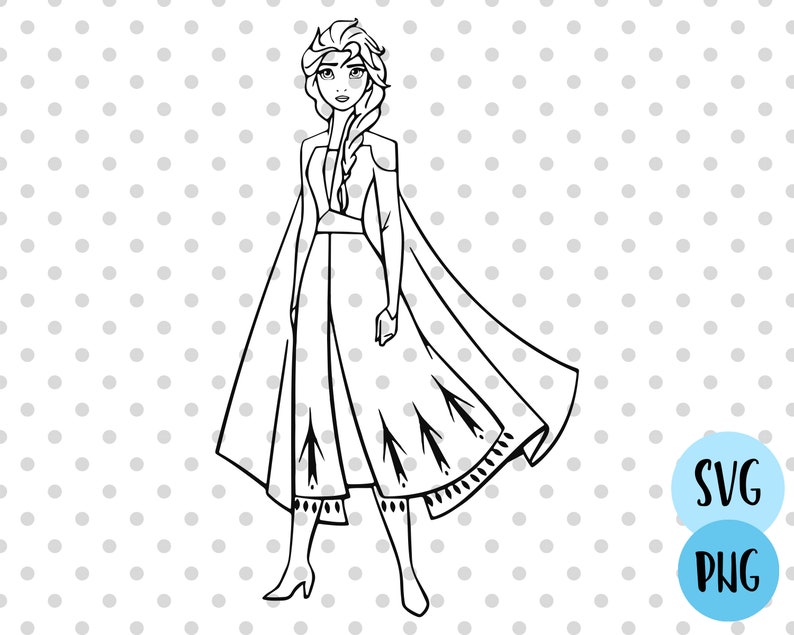 Download Elsa svg Frozen 2 svg frozen christmas svg Elsa Cut File ...