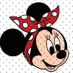 Polka Dot Headband svg, Headband svg, cute mouse svg