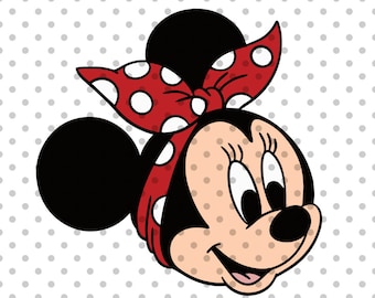 Polka Dot Headband svg, Headband svg, cute mouse svg