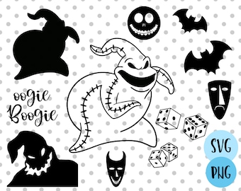 12pcs, Boogie man SVG Bundle