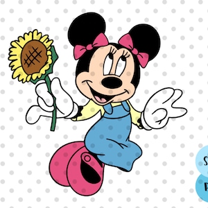 Jardinería svg, flores svg, girasol svg, jardinero svg, primavera svg, ratón svg, cabeza de ratón svg
