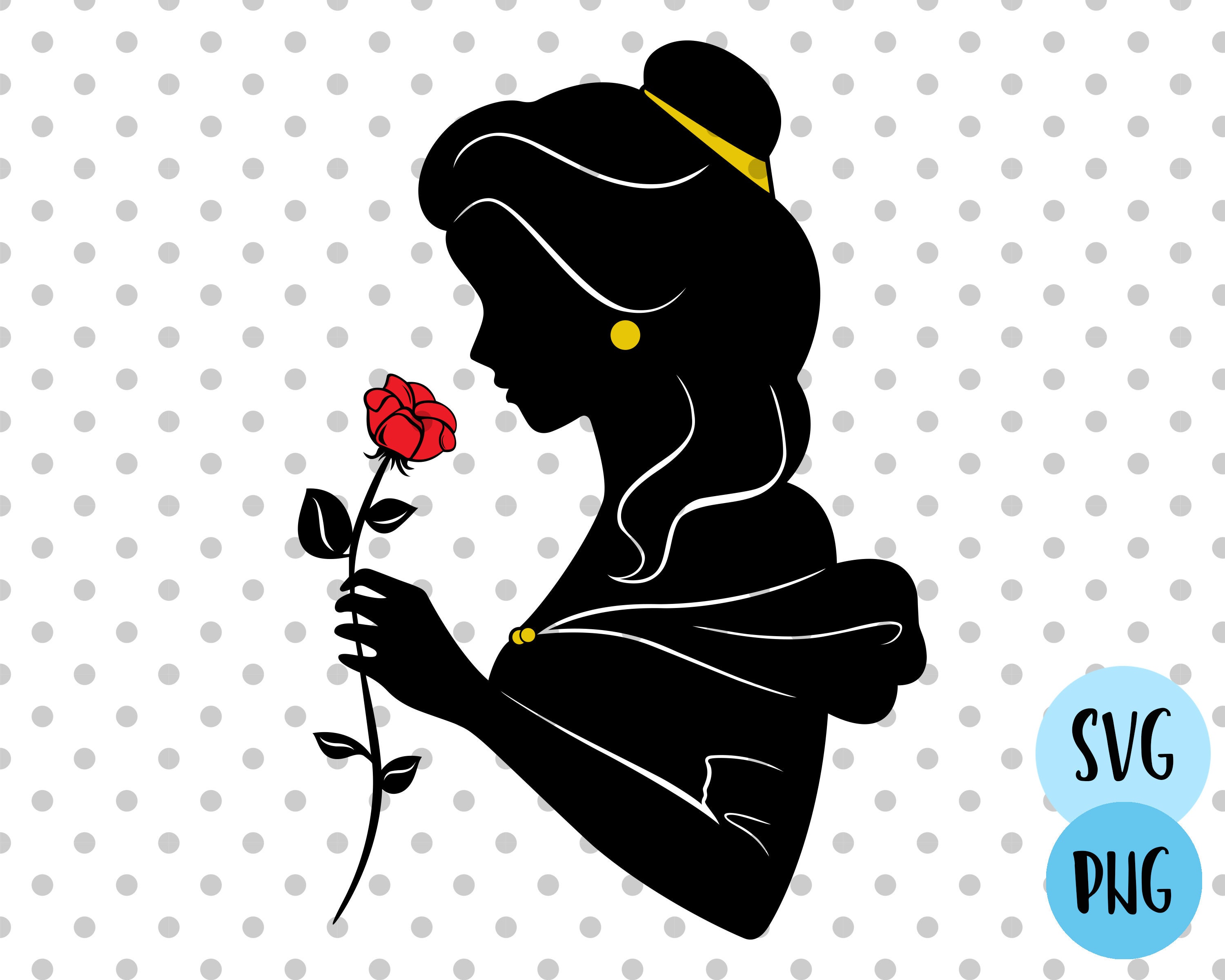 Belle Svg Beauty And The Beast Svg Disney Princess Svg File Disney | My