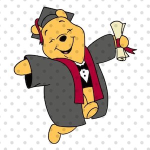 Honey Bear Graduation SVG, svg diplômé, classe de 2023 svg, graduation 2023 cricut svg,