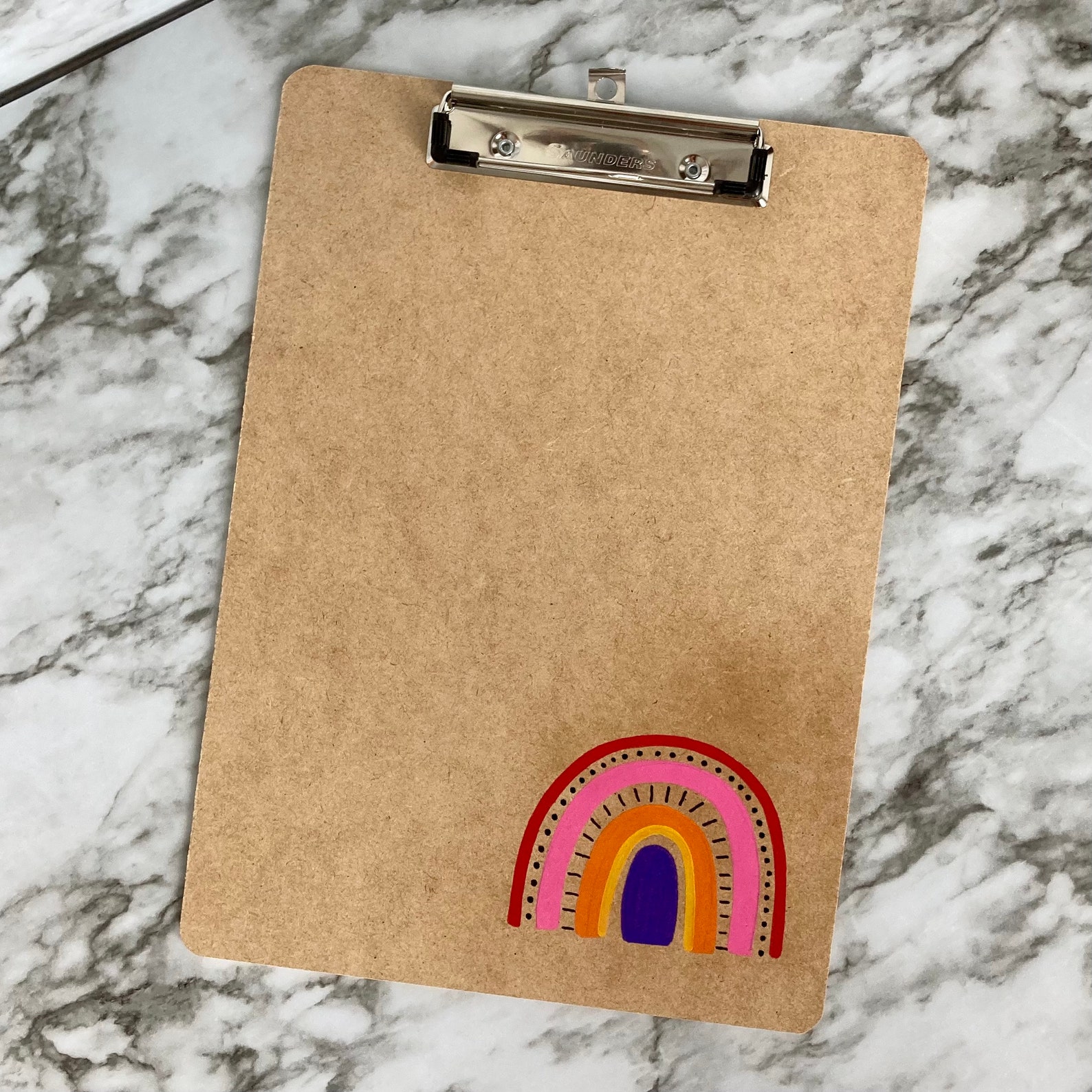 Hand painted Clipboard for Teachers Hand painted Clipboard Etsy