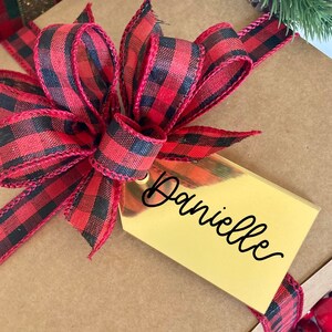Custom gift tag for Christmas, Custom holiday wrapping for gifts, Personalized gift tag for Christmas, Personalized to and from tag for wrap