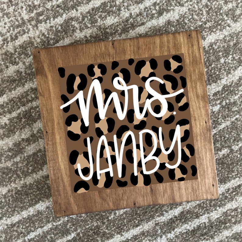 Cheetah Decor for Teachers, Door Signs for School Staff, Teacher ...