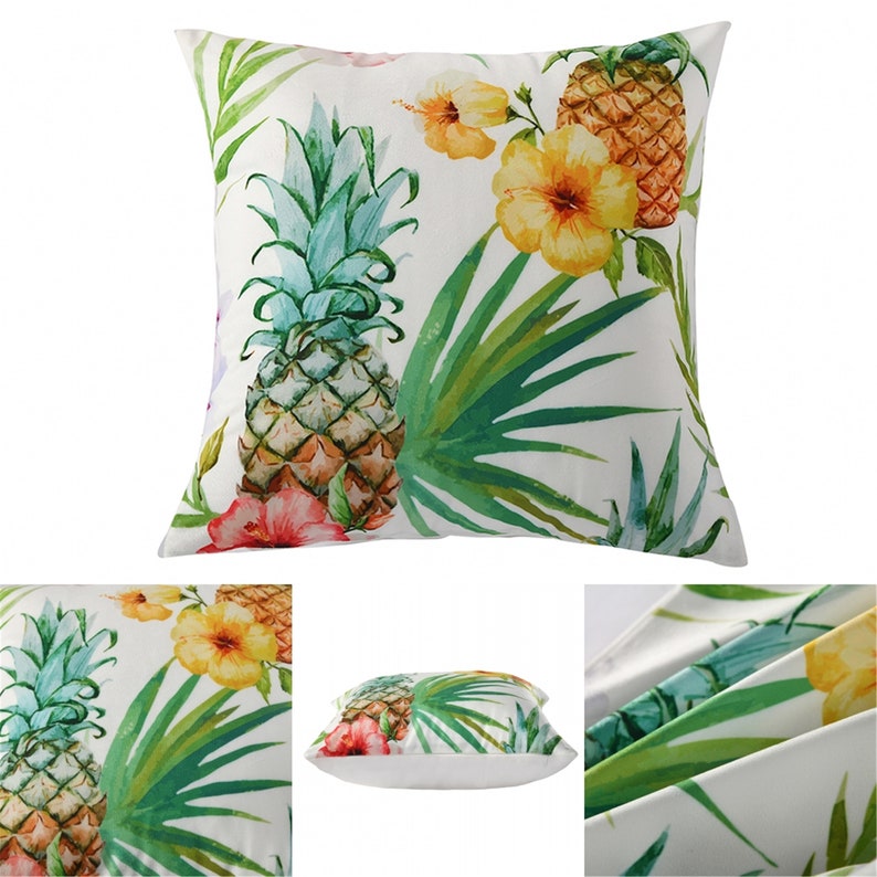 Handmade White Fashiond Cushion Cover With Pillow Taie Pineapple 45CMx45CM Comfortable Baby Baby Baby Pillow Cover