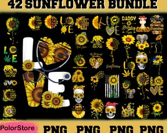 Download Sunflower Dog Art Etsy