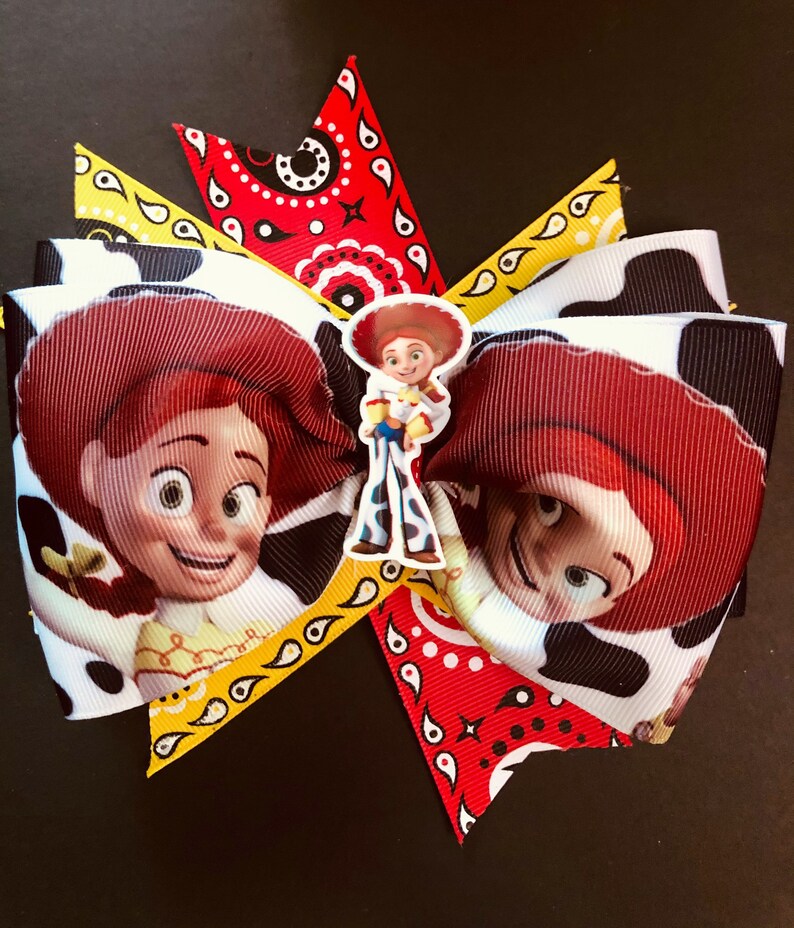 SALE Jessie Hair Bow Jessie Toy Story Hair Bow Cowgirl Hair Etsy