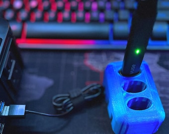 Vuse Alto Multi Charger Stand – Holds & Organizes 3 Batteries – Desk Organizer