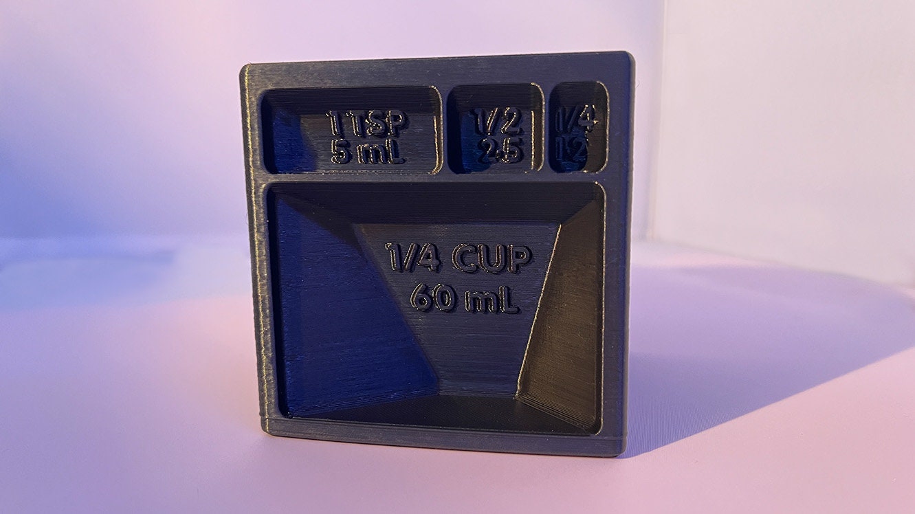 3D Printed Measuring Cube  3d printing, 3d printing diy, Useful